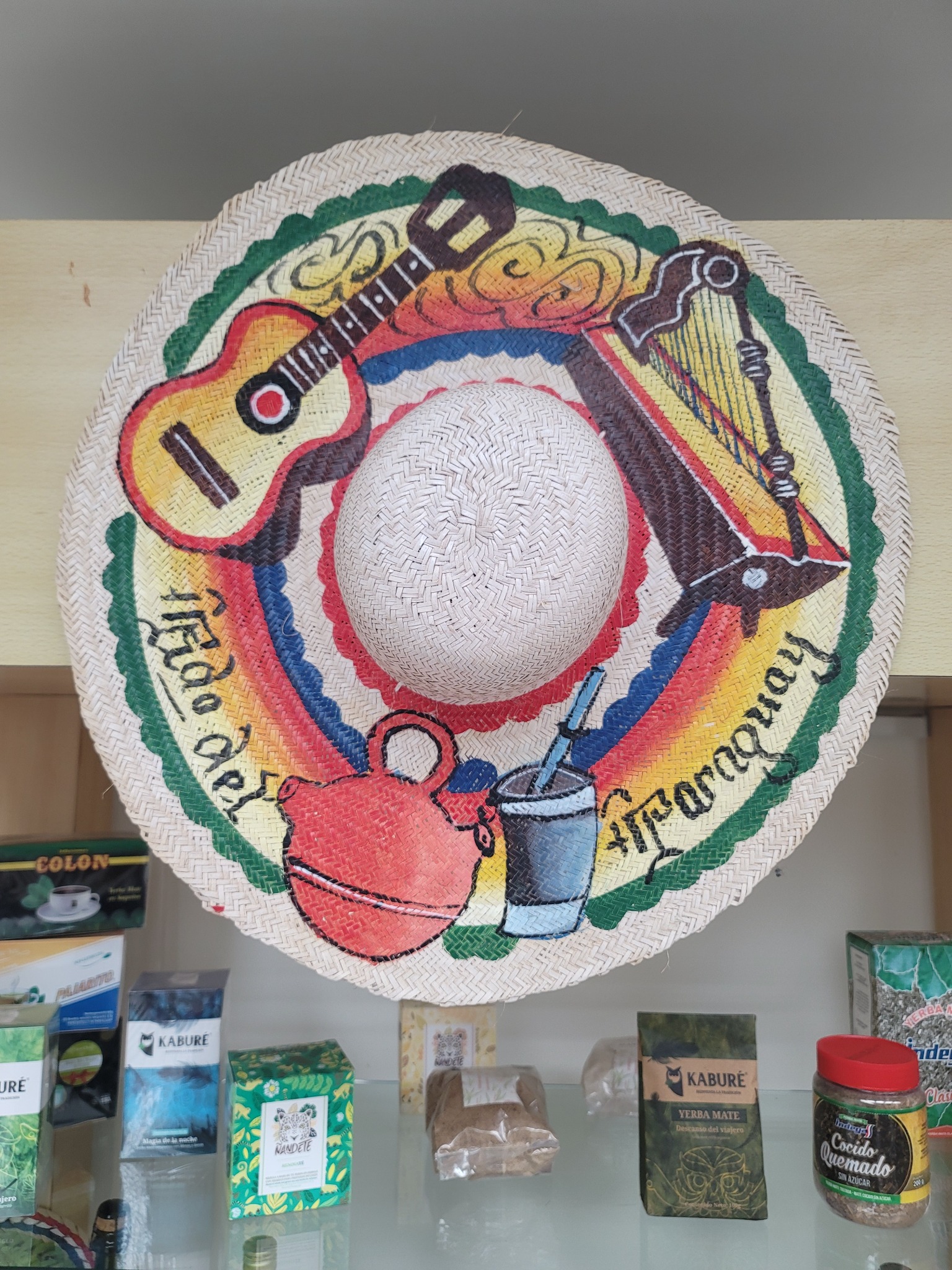 巴拉圭共和國文化帽飾與茶品展示